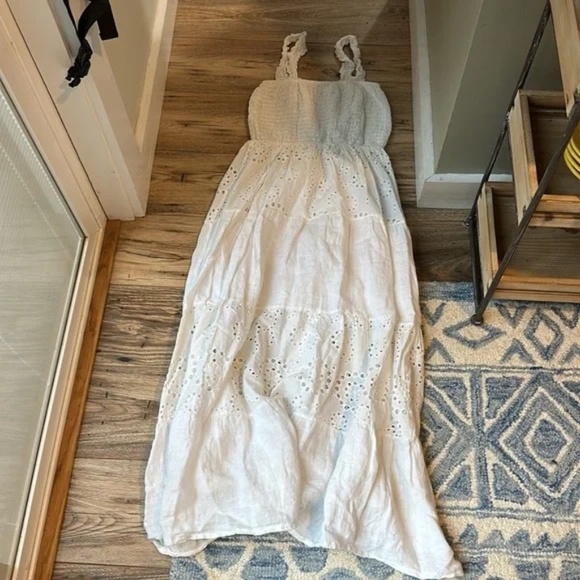 Valentina Naldi white long sundress (medium) - Picture 3 of 3